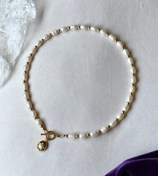 Pearl Toggle Necklace