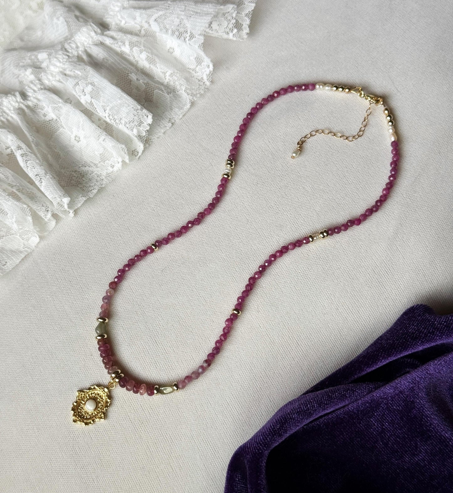 Rosette Necklace